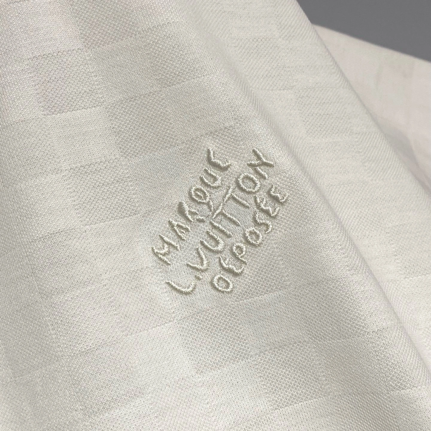 wg.luxury- 8V Damier embroidery Polo 2Colour item:E-F361G1018-2